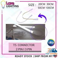 T5 Led Tube Light Connector!! 2 PIN & 3 PIN Type Available!! 20cm~100cm Long!! !
