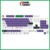 Bộ Keycap XDA PBT bàn phím cơ Evangelion Unit-01 White Purple 134 nút