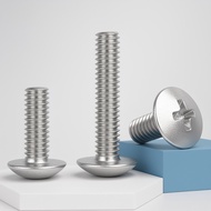 TM Large flat head machine screw with cross-shaped flat round head201Stainless Steel304Stainless ste