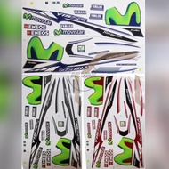 Y15 Y15ZR LC150 MOVISTAR EDITION YAMAHA STRIPE BODY COVER SET STICKER STIKER (4) …