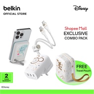[Exclusive Combo]Belkin BPD004qcWH-DY Frozen Power Bank+CAB011qc2MWH-DY D100 Disney Cable+WCC002myWH