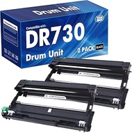 DR730 DR-730 Drum Unit 2-Pack Compatible Replacement for Brother Drum DR730 DR-730 DR 730 for MFC-L2
