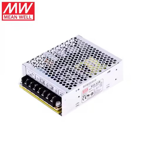 Mean Well RID-65A/65B switching power supply 65W dual-group output isolated dual-channel 5V, 12V, 24