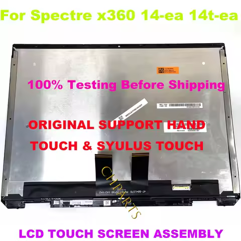 13.5 inches For HP Spectre x360 14t ea 14-EA UHD OLED LCD Laptop LCD Screen Touch Assembly Replaceme