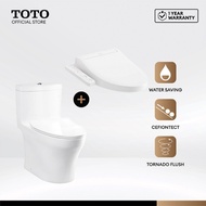 TOTO One Piece Toilet Bowl C889DESI with Washlet TCF23410ASG SET