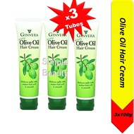 [Bundle of 3]Ginvera Olive Oil Hair Cream, 100g