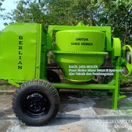 mesin mixer molen cor baru 50kg semen ragil jaya molen