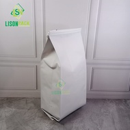 PUTIH Glossy White 1Kg Center Seal Gusset Packaging | Aluminum Gusset Packaging