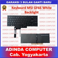 MSI GF66 White Backlight Keyboard