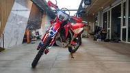 CRF300L/Rallye 前土除前叉後搖臂保護貼神奈川沖浪特仕版