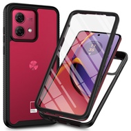 Protect The Screen Saver 2-in-1 360° Totally Protection For Motorola Moto G84 Transparent Shockproof Phone Case Cover Casing