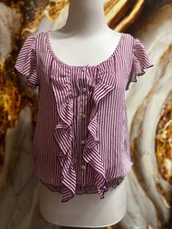 Blouse sifon salur