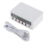 5 Port USB QC 3.0 Quick Charger LCD Voltage Current Display for iPhone iPad Samsung Charger &amp; quick