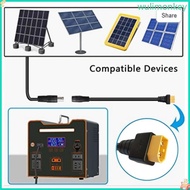 WU XT60 Male to DC7 9mmx5 5mm Female Adapter Cord for Solar Generators and Power Stations 14AWG