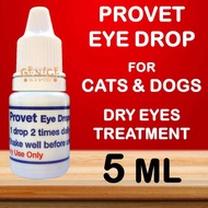 EYE DROP FOR DOG &amp; CAT ( dry eyes) 5 ml provet Ubat Mata untuk Kucing and Anjing