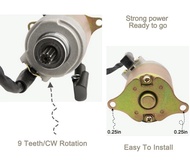 New

 4 Wheelers GY6 Starter (9teeth) for GY6 4-Stroke Engine 150cc 125cc 50cc 200cc 250cc Scooters 