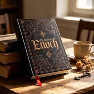 The Book of Enoch, Decorative Vintage Hardcover Book, Beautiful Embossed Patterns With Nice Ribbon B