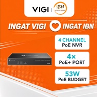 TP-Link 16MP VIGI NVR1004H-4P CCTV 4 Channel PoE NVR ( 4 saluran PoE rangkaian perakam Video CCTV) @