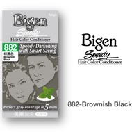 Bigen Speedy Hair Color Conditioner 882 Brownish Black