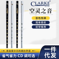 British Crke Crke Tin Flute Irish Whistle Beginner Performance Traditional Tin Flute D Key C Key