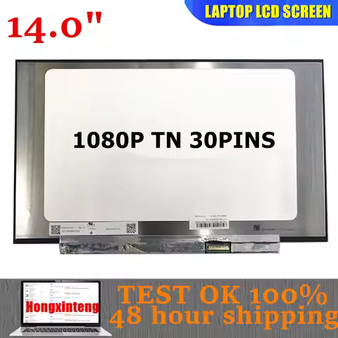 NT140FHM-N43 N140HGA-EA1 B140HTN02.0 NT140FHM-N44,N32,N45 14.0" Laptop Screen FHD 1080P TN LCD Matri