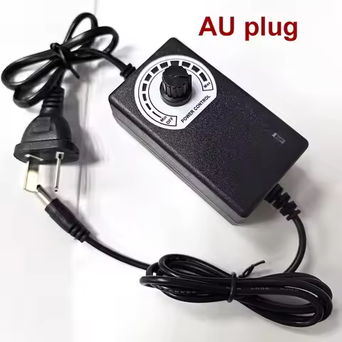 UK AU plug 3V–12V 5V 6V 9v 12v 2A AC to DC Adjustable DC Power Supply Switch Charger Power Adapter S
