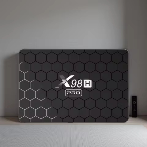 X98H Pro Android 12.0 Smart TV Box 4K Ultra HD 2.4G/5G Wifi6 4GB 64GB Allwinner H618 Quad Core LAN 1