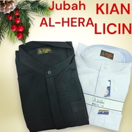 JUBAH AL-HERA PUTIH & HITAM BUDAK