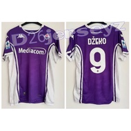 FiorenNtinaA_ Home Jersey 2025 / 2026 + Print Nameset DZEKO 9 / Custom As You Like OFFICIAL Font + P