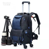 Camera Bag with Wheels Dragable Photography Digital Camera Trolley Bag Digital Travel Bag Trolley