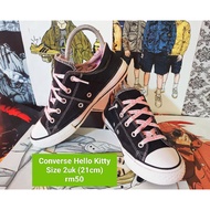 Kasut Bundle Converse Hello Kitty size 2uk (21cm)