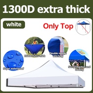 [24 hours delivery] 1300D kain khemah 10x10 tebal 100% rainproof canopy canvas only outdoor tent can