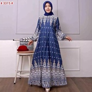 [BISA COD] Gamis tumpal premium terbaik SINTYA DRESS corak terpopuler gamis wanita jumbo termurah baju muslim kekinian terlaris [best seller]