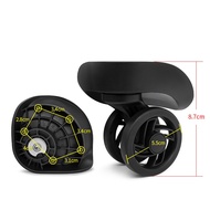 Swiss Army Knife Trolley Case Wheel Accessories Password Case Wheel Repair Wheel F-360k Steering Wheel Boarding Case Pulley