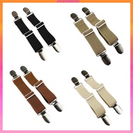 [Kloware2] 1 Pair Elastic Shoe Strap Adjustable Non Slip Detachable Ankle Belt Wide Webbing Alloy Ma