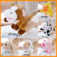 largesize|  Plush Hand Puppet Storytelling Puppet Farm Hand Puppets for Kids Dog Duck Horse Cow Sheep Pig Role Playing Pretend Play Dolls Storytelling Props Perfect for Children
