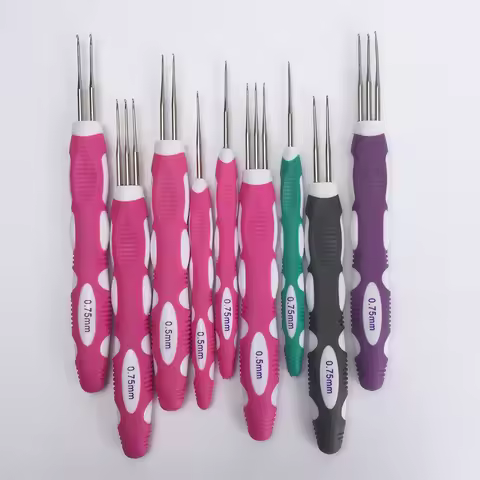 3 Crochet Hook Rope Weaving Tool, Hook Tool for Knitting Project Binding or Edging, Crochet Hooks fo