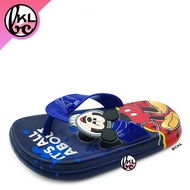 【 BCKL 】Kids Cartoon Kids Slippers | Super Hero Kitty Spider Color Black Pink Fuchsia | Kids Slipper