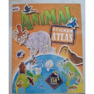 Animal Sticker Atlas bbw book bbw book/ imported children's book/