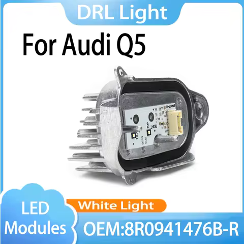 OEM 8R0941476B-R DRL Headlight Module Control Unit Day Light White Color Angel Eyes Module LED Sourc