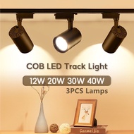 Led track light ceiling spotlight track light complete cob track light rail spotlight-