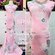 KAIN PASANG SUTERA DOBBY INDONESIA KAIN ELA COTTON DOLBY SILK JACQUARD EMBOSS BAJU KURUNG RAYA FABRI