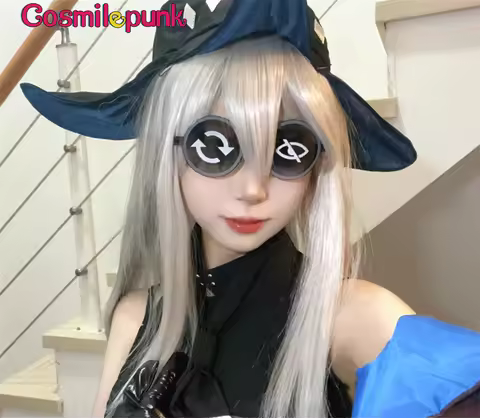 Arknights Original Cosplay Glasses Spoof Cos Props Funny Sunglasses Game Peripheral