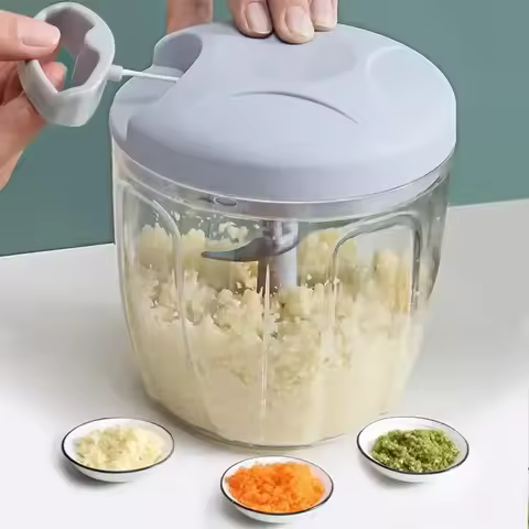 Home Kitchen Manual Ginger Grinder Garlic Mud Splasher Multifunctional Vegetable Cutter Handheld Mea
