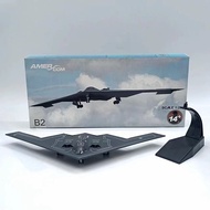 1: 200 American B2 Ghost Stealth Bomber Simulation Alloy Airplane Model Ornaments Landing Stand Retr