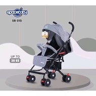 space baby baby stroller kereta bayi sb 315 - grey