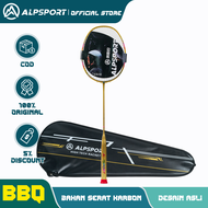 ALPSPORT BBQ2.0 Raket Bulutangkis 30 Lbs G6 Raket Bulutangkis 100% Serat Karbon 8U Raket Bulutangkis