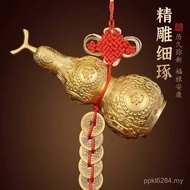 Home Brass Copper Gourd Crafts Copper Gourd Five Emperor Money Pendant Pendant Gourd Opening Pendant