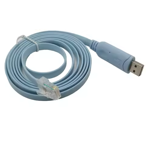 USB to RJ45 Console Cable RS232 Serial Adapter for Cisco Router 1.5m USB RJ 45 8P8C Converter USB Co