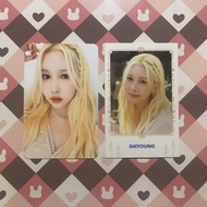 [ready stock] wjsn 2022 seasonings greetings photocard polaroid pc dayoung